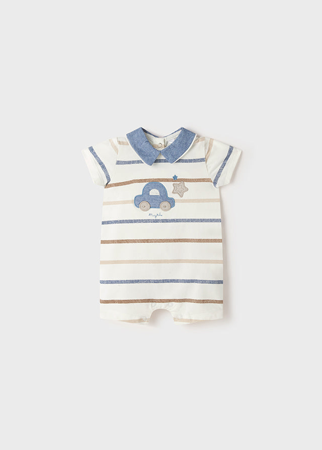 Mayoral salopeta  baieti vara 0-18 luni, Off-white 1629-078 01 Imagine principală a produsului