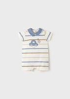 Mayoral salopeta  baieti vara 0-18 luni, Off-white 1629-078 01