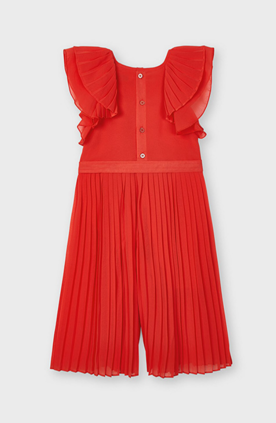 Mayoral salopeta fete plisata 4-9 ani, Rosu Imagine secundară a produsului