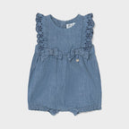 Mayoral salopeta fete vara 0-9 luni, Blue Denim 1601-062 01