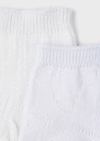 Mayoral set 2 sosete baieti basic 0-18 luni