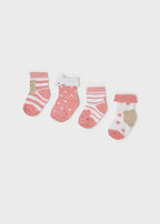Mayoral set 4 sosete fetite 0-18 luni, Azalea 9477-015 01