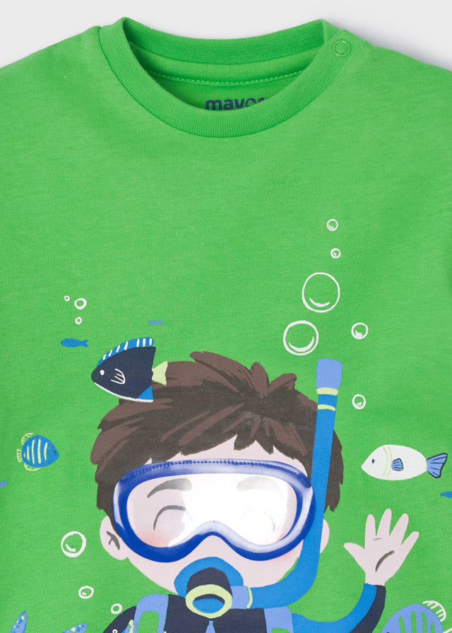Mayoral tricou baieti maneca scurta 12-36 luni