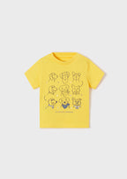 Mayoral tricou baieti maneca scurta 6-12 luni, Galben 1017-042 01