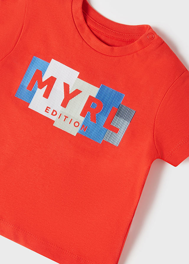 Mayoral tricou baieti maneca scurta 6-12 luni