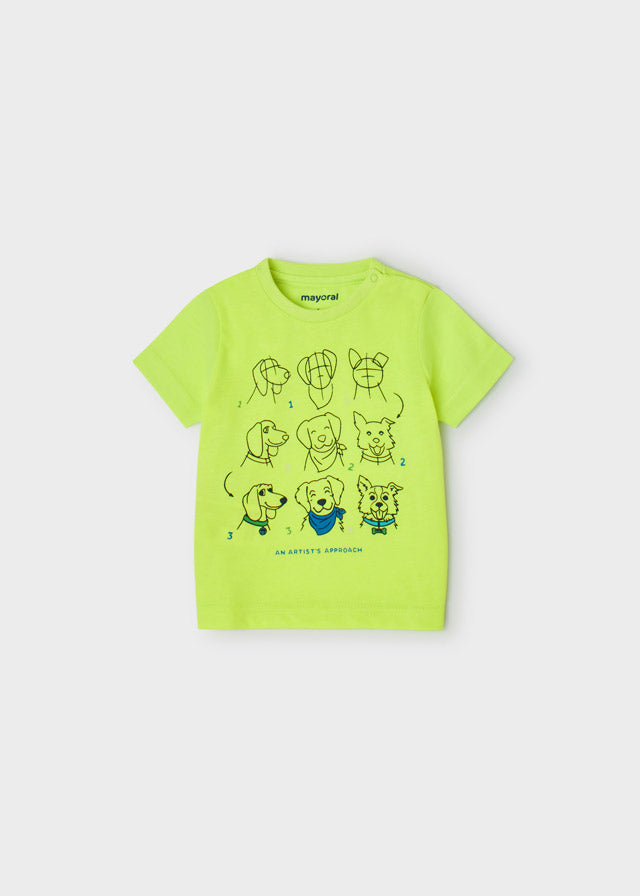 Mayoral tricou baieti maneca scurta 6-12luni, Clorofila 1017-040 01 Imagine principală a produsului