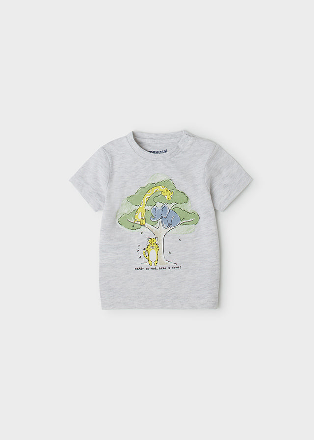 Mayoral tricou baieti maneca scurta 6-18 luni, Gri 1012-025 01 Imagine principală a produsului