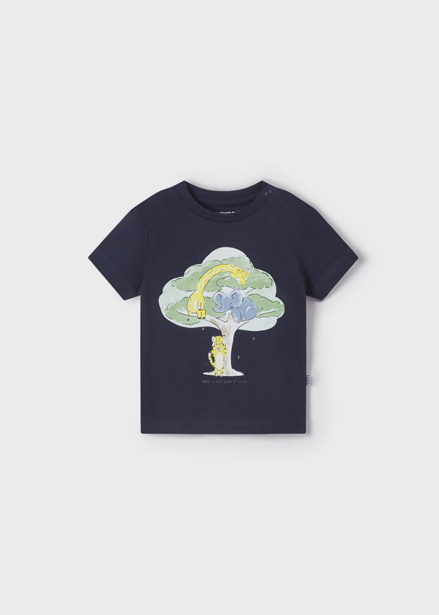 Mayoral tricou baieti maneca scurta 6-18 luni, Navy blue 01 Imagine principală a produsului
