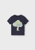 Mayoral tricou baieti maneca scurta 6-18 luni, Navy blue 01