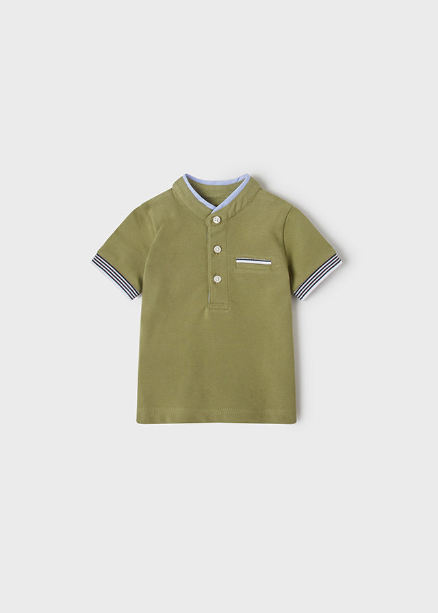 Mayoral tricou baieti maneca scurta guler tunica 6-12 luni, 01
