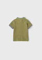 Mayoral tricou baieti maneca scurta guler tunica 6-12 luni
