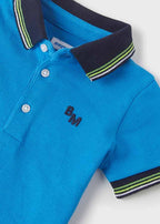 Mayoral tricou baieti maneca scurta tip Polo 6-12 luni