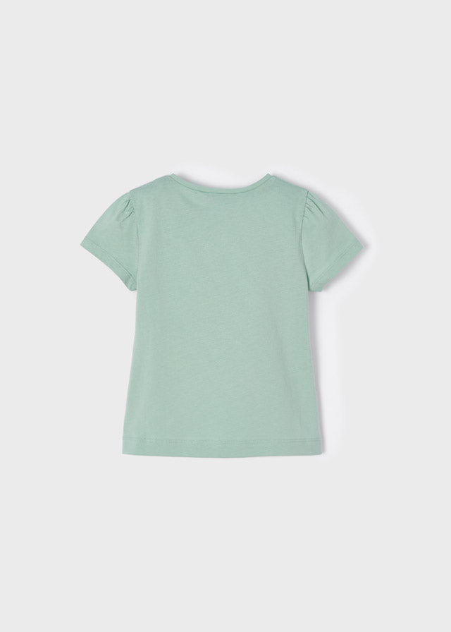 Mayoral tricou fete maneca scurta brodat 4-9 ani