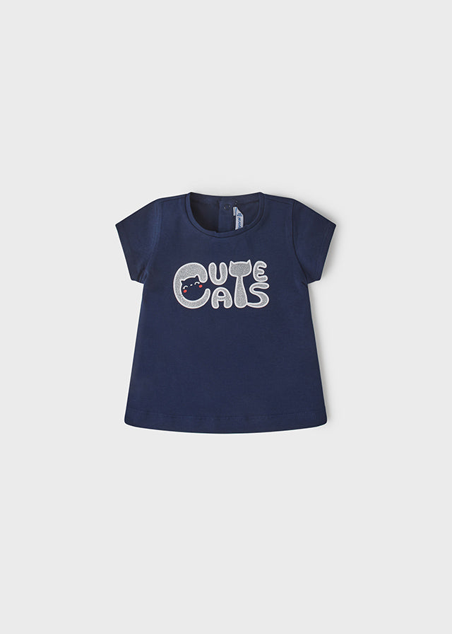 Mayoral tricou fetite maneca scurta 12-36 luni, Ink 1033-052 01