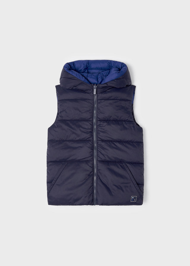 Mayoral vesta baieti reversibila 4-9 ani, Navy blue