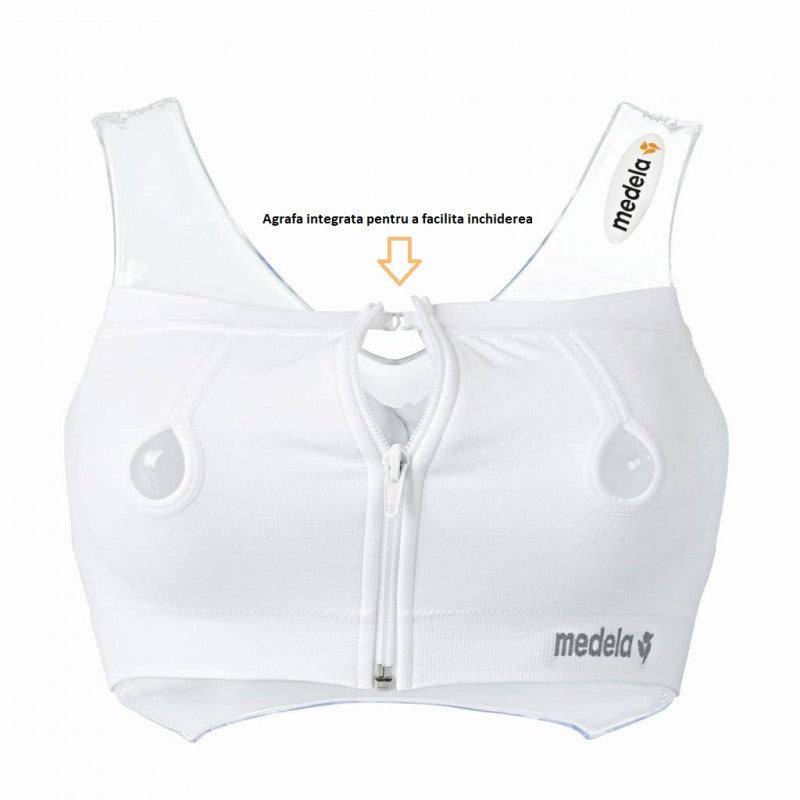 Medela bustiera Easy Expression marimea M Alb 010.0040 01