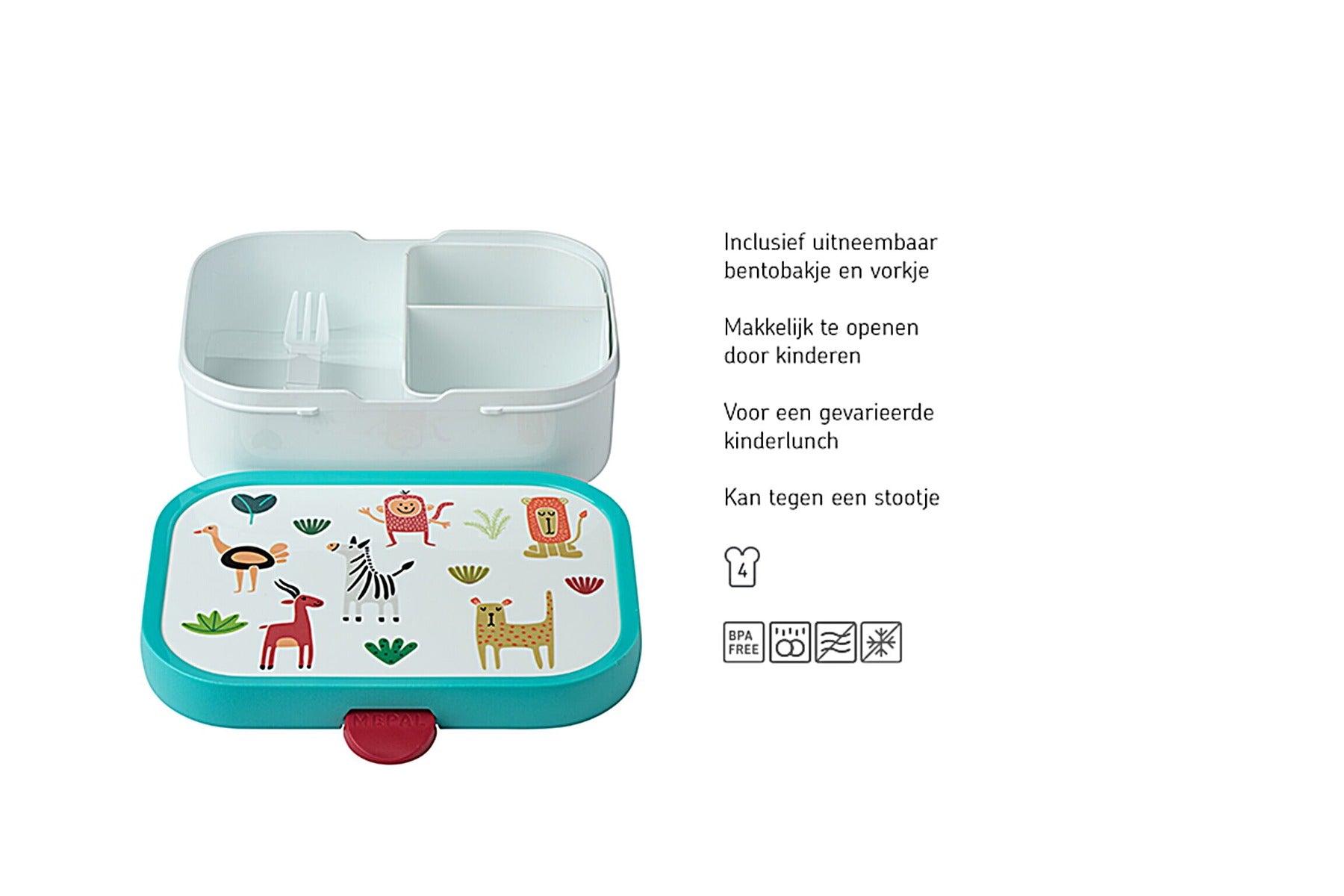 Mepal caserola pranz Lunch Box 3 ani+ Animal Friends
