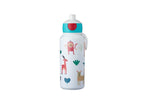 Mepal sticla de baut din plastic cu sistem Pop-Up 3 ani+ Animal Friends