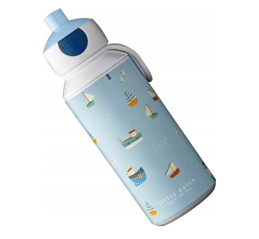 Mepal sticla de baut din plastic cu sistem Pop-Up 3 ani+ Sailors Bay