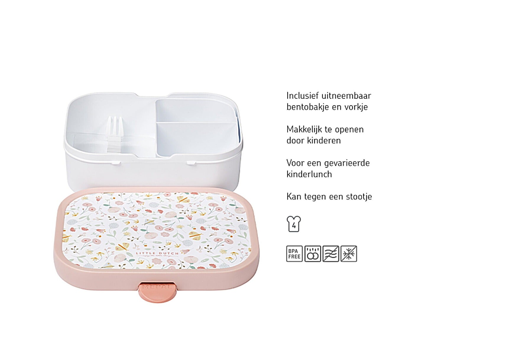 Mepal caserola pranz Lunch Box 3 ani+ Flowers & butterflies