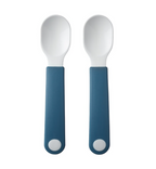 Mepal set lingurita cu maner scurt 6m+ 2 buc Deep Blue