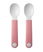 Mepal set lingurita cu maner scurt 6m+ 2 buc Deep Pink