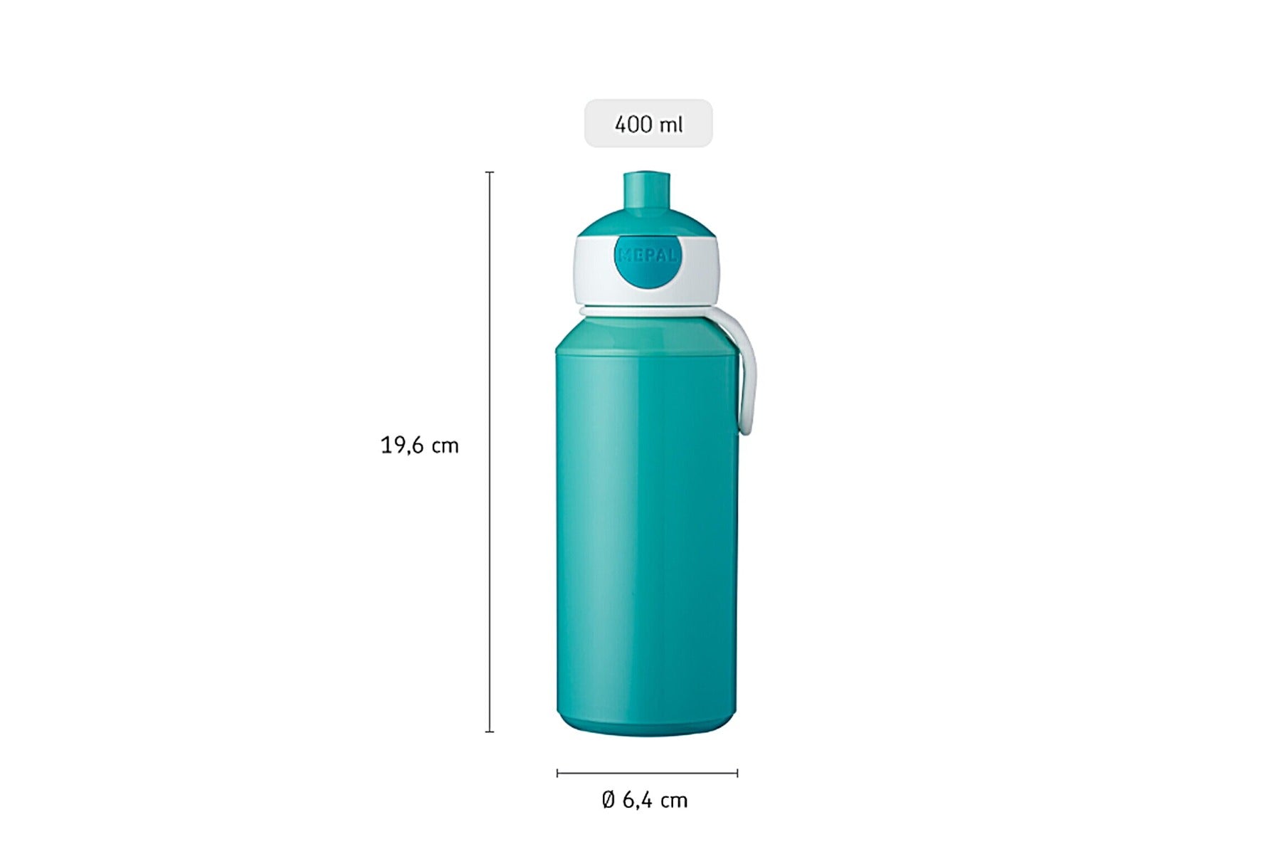 Mepal sticla de baut din plastic cu sistem Pop-Up 3 ani+ 