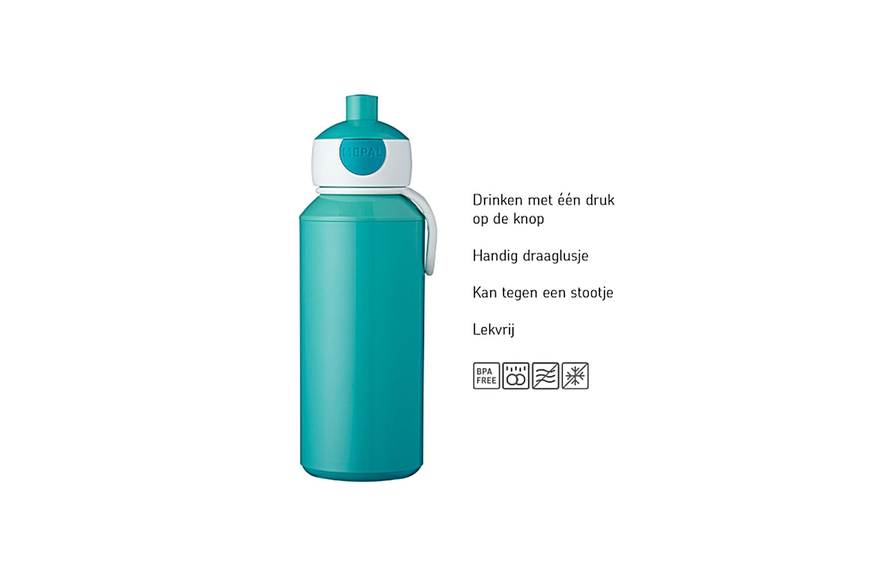 Mepal sticla de baut din plastic cu sistem Pop-Up 3 ani+ 