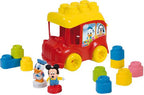 Clementoni set cuburi moi Mickey Bus scoala 03