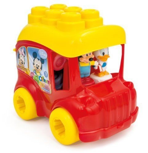 Clementoni set cuburi moi Mickey Bus scoala 01 Imagine principală a produsului