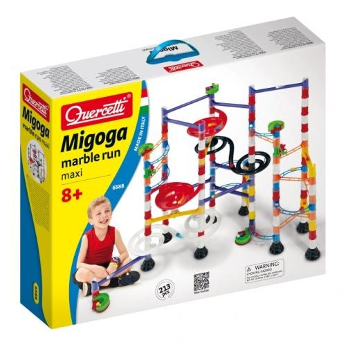 Quercetti Migoga Super Marble Run Maxi cu 213 piese 8ani+