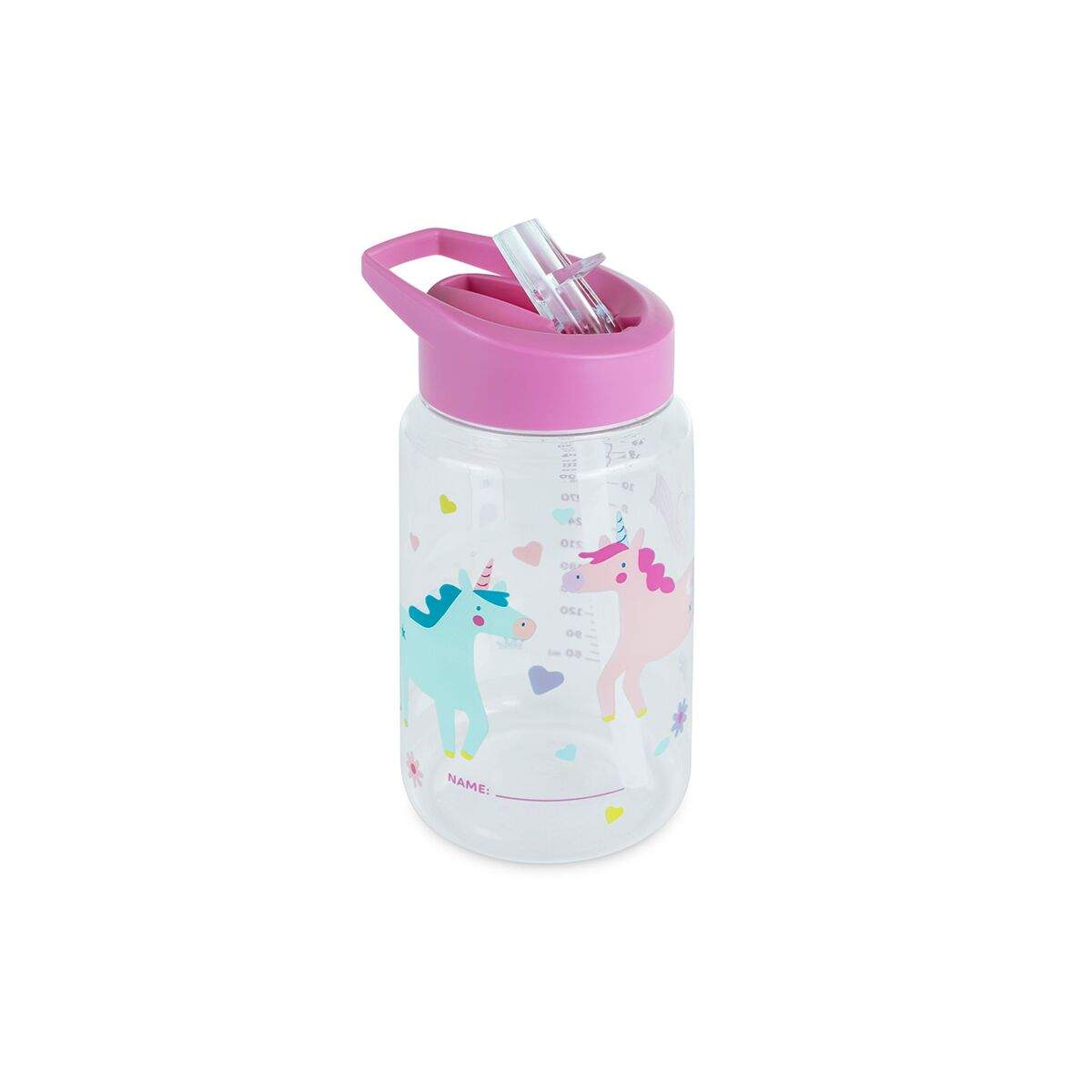 Miniland sticla de tranzitie din tritan cu pai 450 ml 6m+ Kiddie Fantasy Imagine principală a produsului