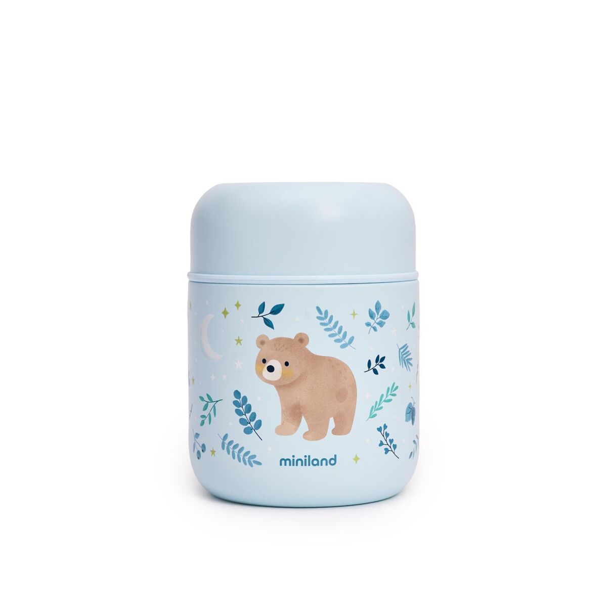 Miniland termos pentru alimente 280 ml Food Thermy Mini 0m+ Bleu cu ursulet Imagine principală a produsului