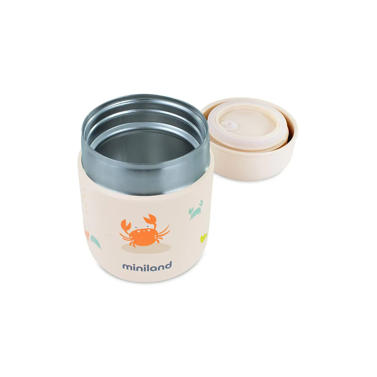 Miniland termos pentru alimente 280 ml Food Thermy Mini 0m+ Ocean Crabsy Imagine secundară a produsului
