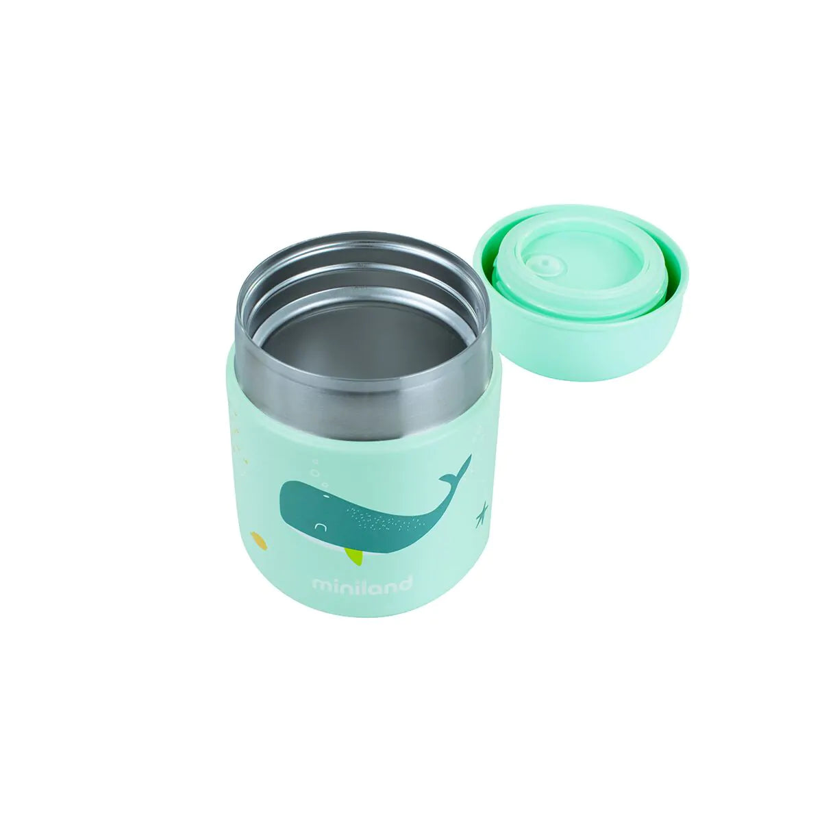 Miniland termos pentru alimente 280 ml Food Thermy Mini 0m+ Ocean Whaley Imagine secundară a produsului