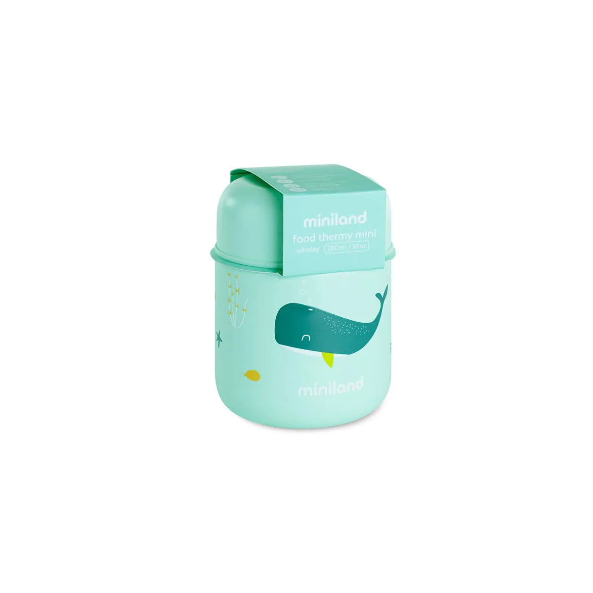 Miniland termos pentru alimente 280 ml Food Thermy Mini 0m+ Ocean Whaley