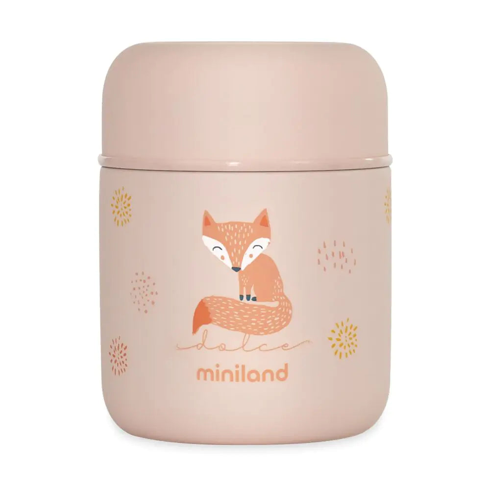 Miniland termos pentru alimente 280 ml Mini Thermy 0m+, Candy cu vulpe