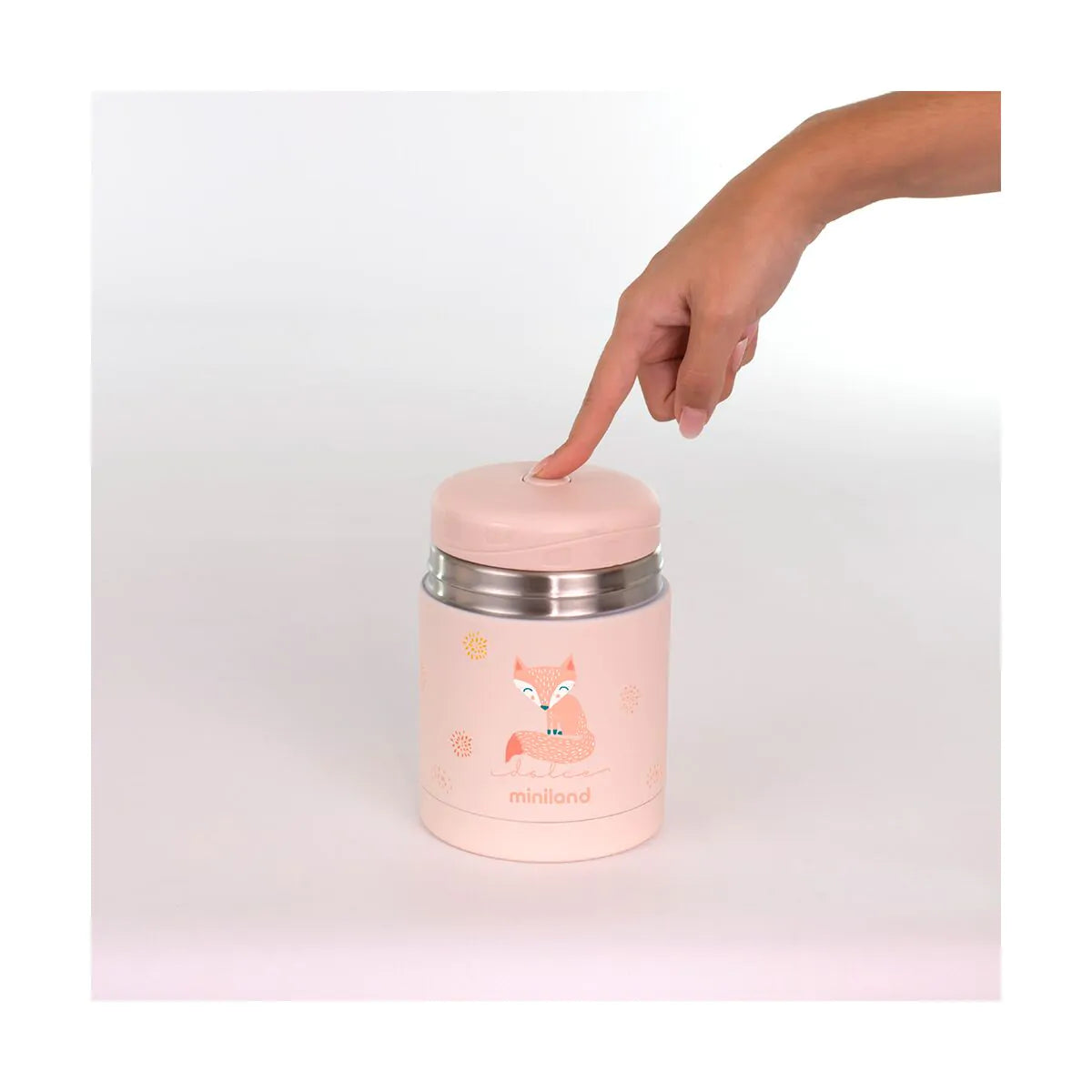 Miniland termos pentru alimente 600 ml Food Thermy 0m+ Candy cu vulpe Imagine secundară a produsului