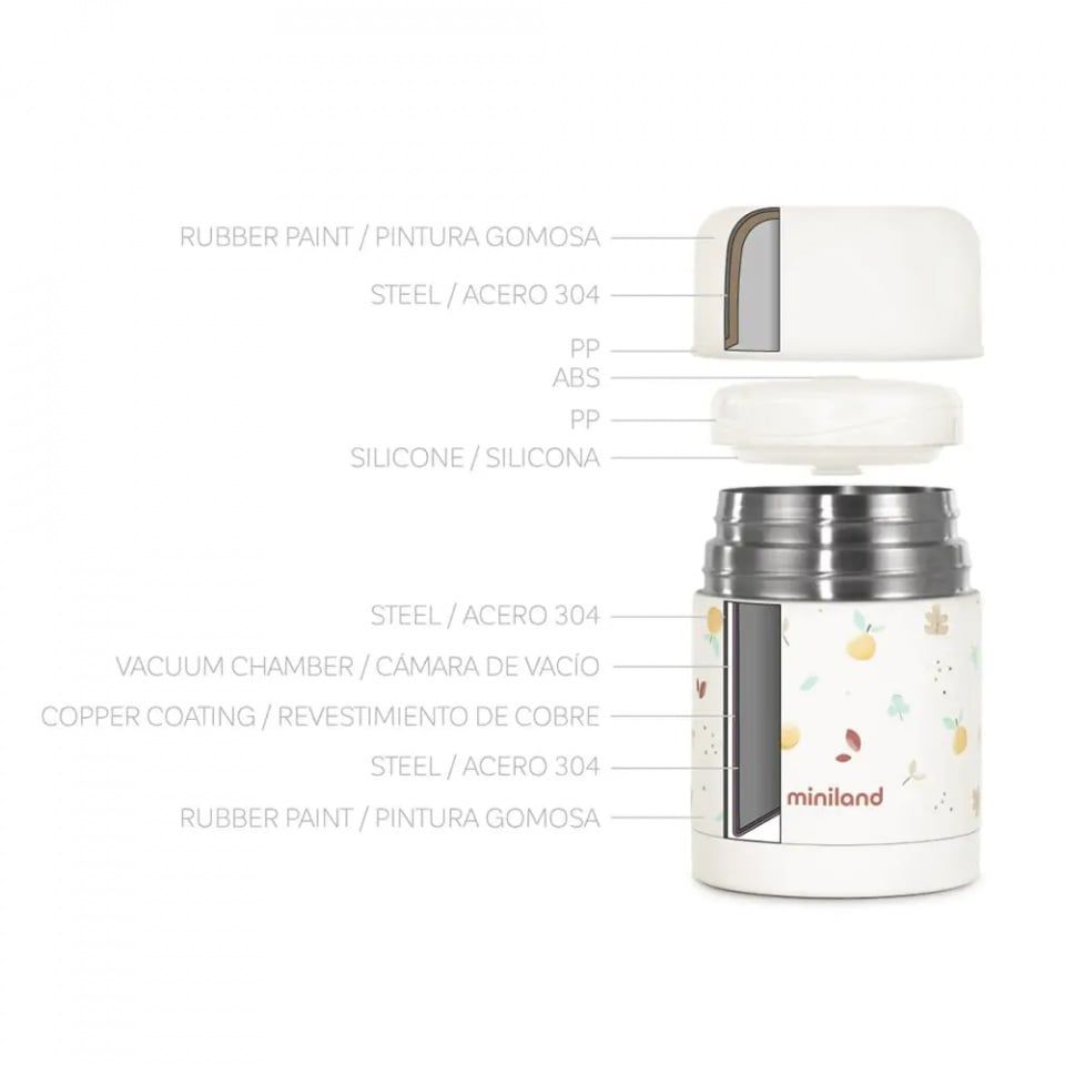 Miniland termos pentru alimente 600 ml Food Thermy 0m+ Valencia