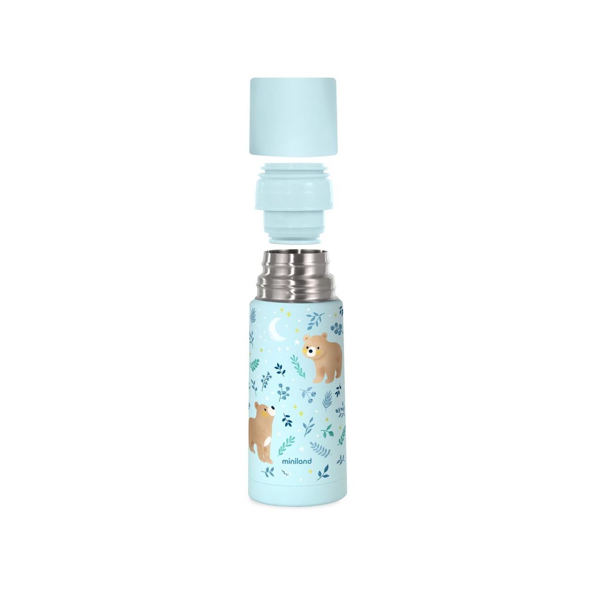 Miniland termos pentru lichide 350 ml 0m+ Bleu cu ursulet Imagine secundară a produsului