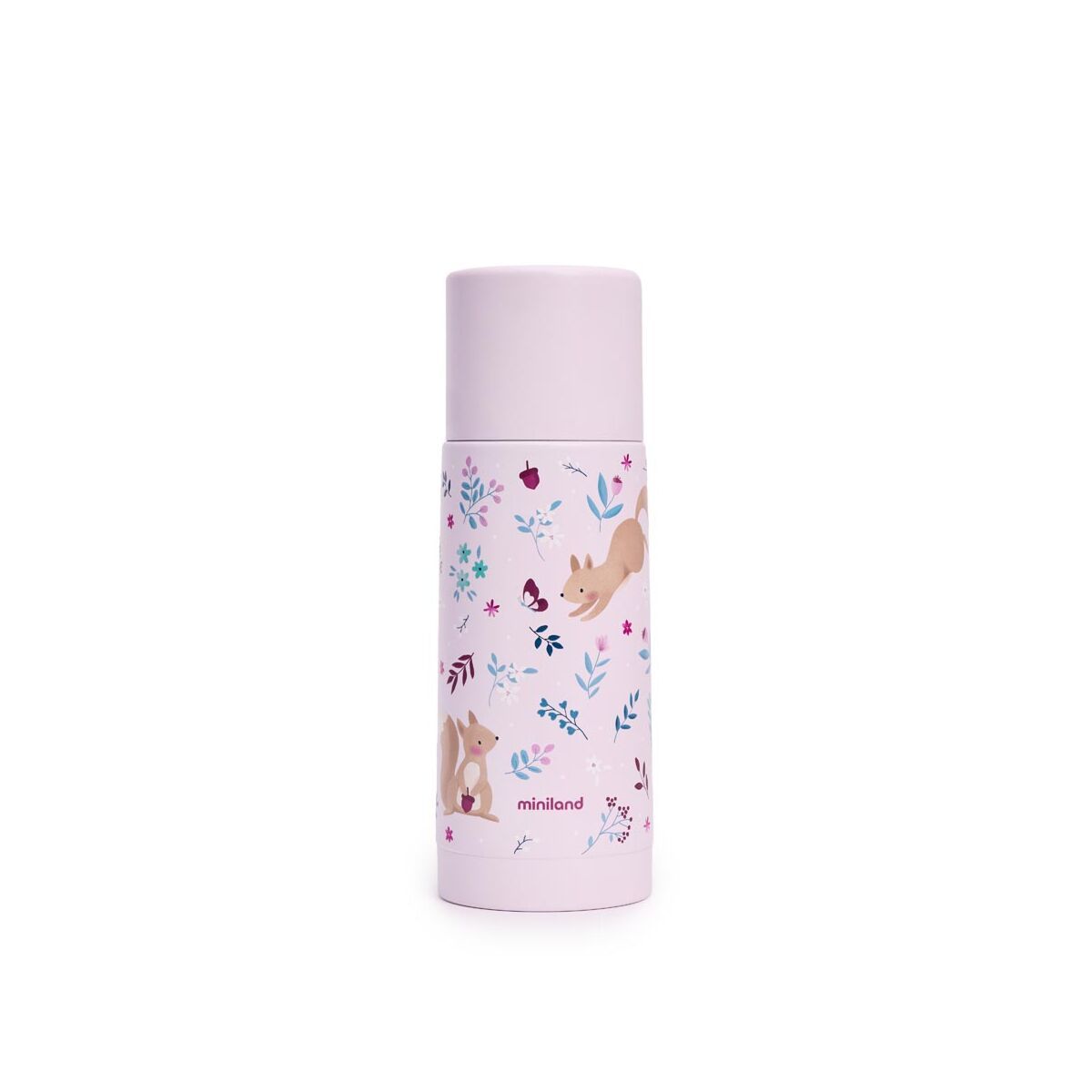 Miniland termos pentru lichide 350 ml 0m+ Roz cu Veverite Imagine principală a produsului