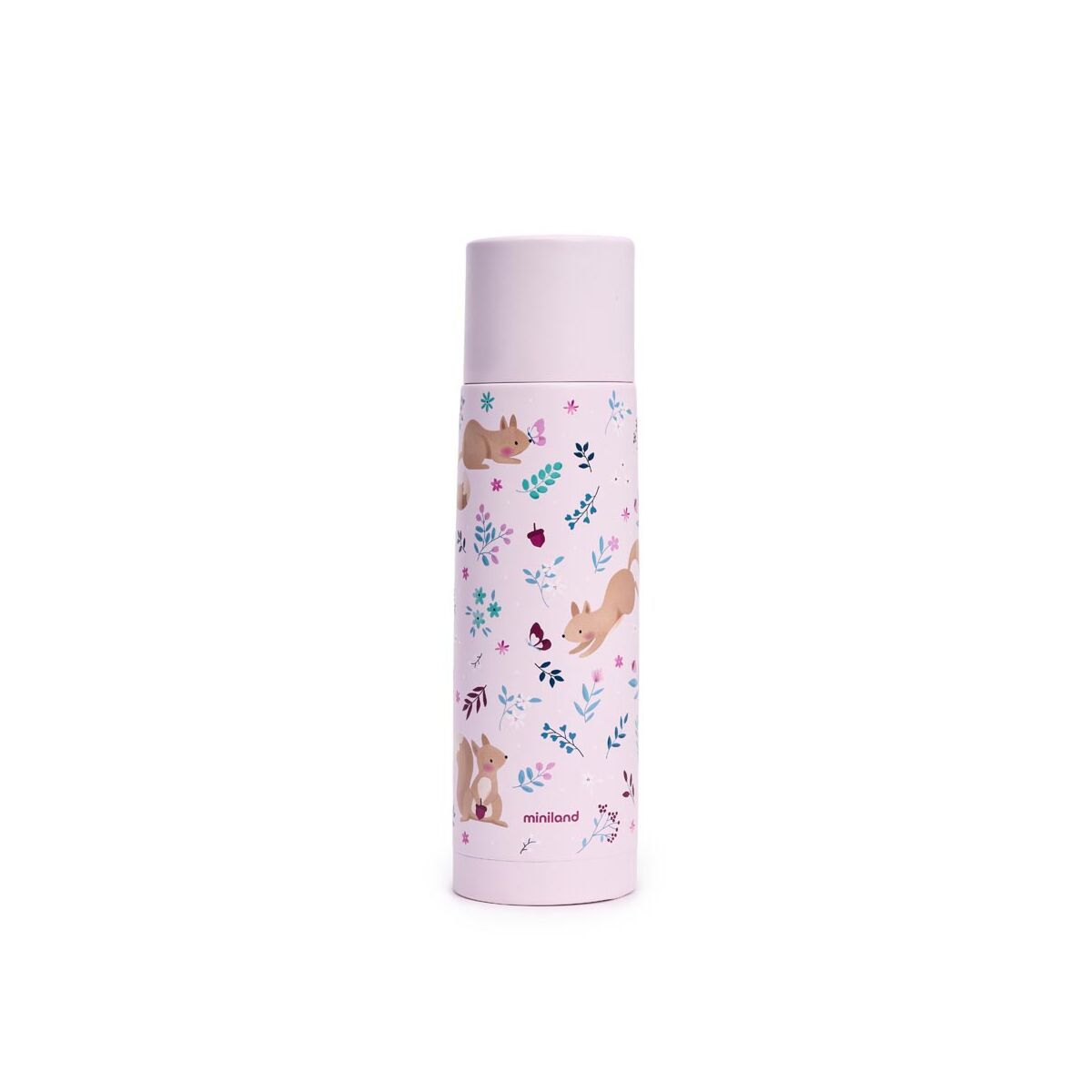 Miniland termos pentru lichide 500 ml 0m+ Roz cu veverite Imagine principală a produsului