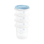Miniland recipient plastic pentru alimente 4x250 ml  03
