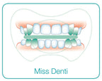 Nip Suzeta silicon Miss Denti pentru 0m+ 07