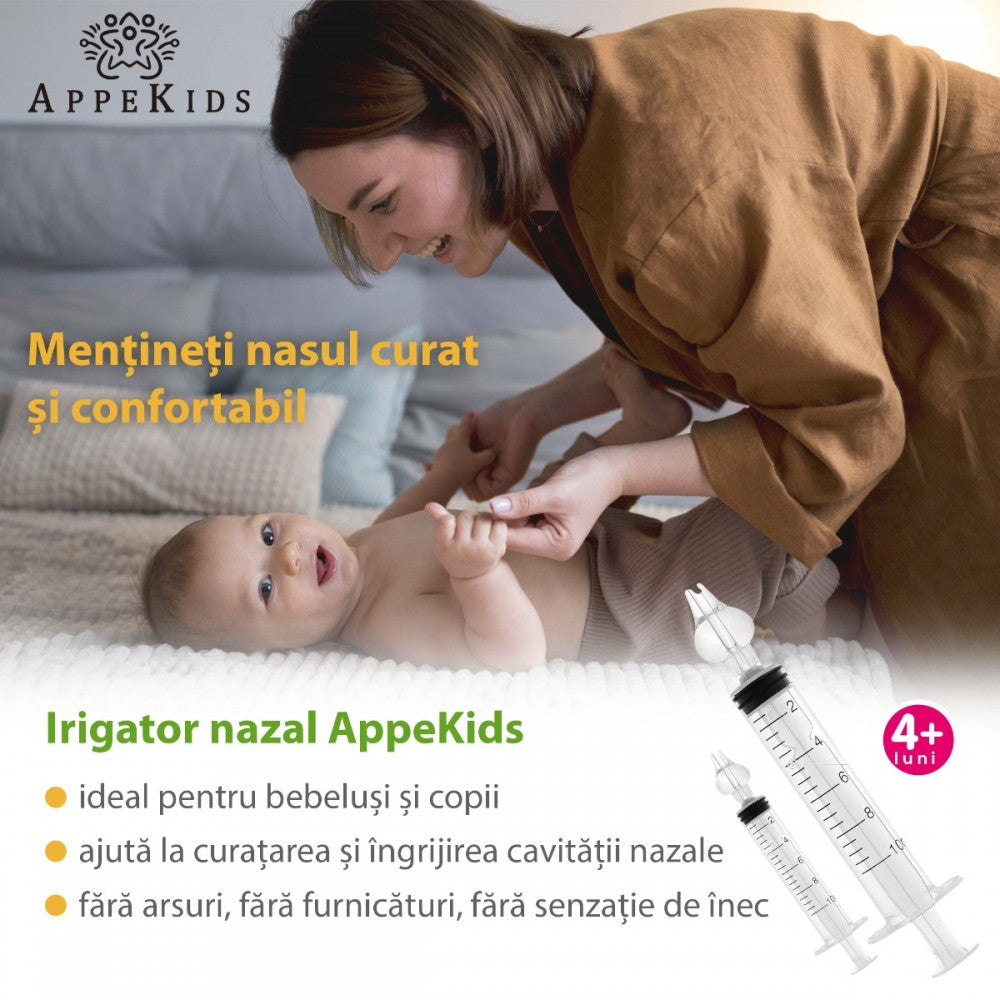 AppeKids seringa pentru lavaj nazal beblusi 2 buc 4m+