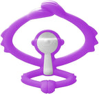 Mombella inel gingival din silicon 3m+, Maimutica Purple