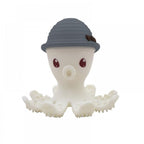 Mombella inel gingival din silicon 3m+, Octopus Grey