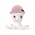 Mombella inel gingival din silicon 3m+, Octopus Old Roze