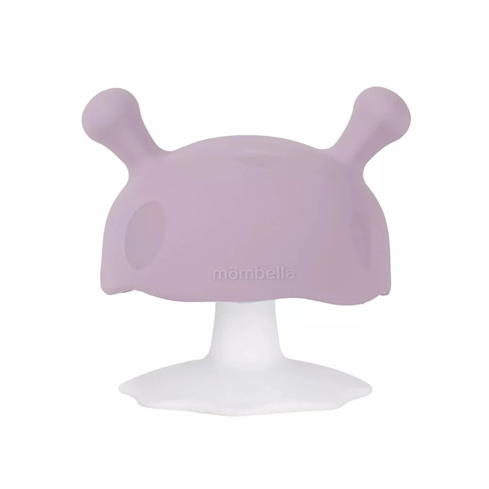 Mombella inel gingival din silicon 3m+, Ciupercuta Lavender Fog Imagine principală a produsului