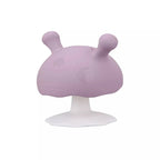 Mombella inel gingival din silicon 3m+, Ciupercuta Lavender Fog